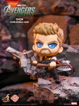 Original Hot Toys Marvel Avengers 5: Doomsday Cosbi Bobble-Head Collection Blind Box Action Figures Ornaments Collect Toys Gifts