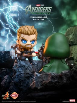 Original Hot Toys Marvel Avengers 5: Doomsday Cosbi Bobble-Head Collection Blind Box Action Figures Ornaments Collect Toys Gifts