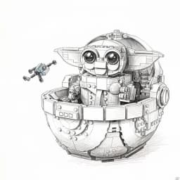 new1048PCS Spaceship with Baby Stroller Building Blocks Creative Assembly Model Christmas Gifts Home Desktop Decor