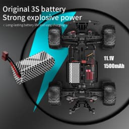 KF10 MAX 1/10 4WD 3S High Speed Remote control Off-road Car 60KM/H Brushless motor 2S KF10 PRO RC Truck Drift Racing Cars Toys Gifts