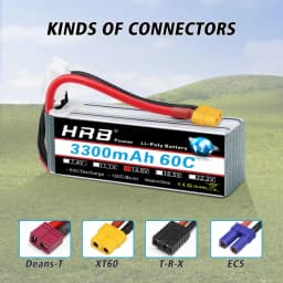 HRB 14.8V 4S 3300mah Lipo Battery XT60 60C For RC FPV Airplanes Drone Racing Boat Car Parts