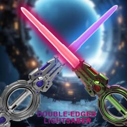 Outdoor Toy Bright Rotate Sword Multi-Color Flash LED Light Shine Cosplay Sword Toy Party Family Interactive Toy For Kids Adult