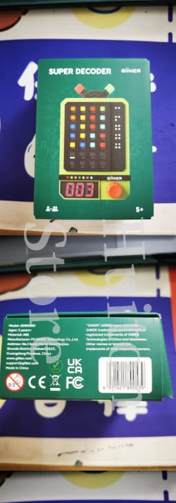 600 Logic Challenges STEM Toy Portable Educational Game Kids Birthday Gift GiiKER Super Decoder