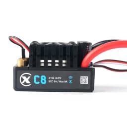 XC-ESC C8 160A Brushless ESC Support 3S~6S Lipo Battery For 1/7 1/8 RC Model Car Desert Truck Monster Truck Buggy Accessories