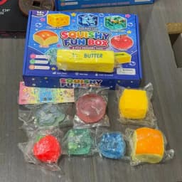 A Set Maltose Squishy Stress Relief Toys Set Soft Squeeze Fidget Toy Box Pack Cute Slow Rebound Decompression Toy Gift for Adult