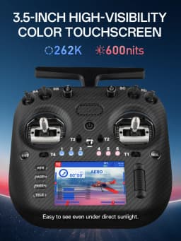 RadioMaster TX15 Max Remote Control AG02 CNC STM32H750 Built-in Gyro Microphone Gyroscop Foldable Dual Band Antenna ELRS for FPV Drone