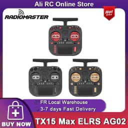 RadioMaster TX15 Max Remote Control AG02 CNC STM32H750 Built-in Gyro Microphone Gyroscop Foldable Dual Band Antenna ELRS for FPV Drone