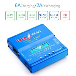 Imax B6 AC RC Charger 80W B6AC 6A Balance Charger Digital LCD Screen Li-ion LiFe Nimh Nicd PB Lipo Battery Discharger