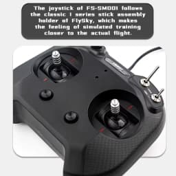 FLYSKY FS-SM001 Small size 6CH 8CH Flight Simulator for helicopters, fixed wing, gliders, 3D aerobatics, traversers