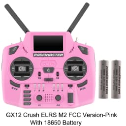 Radiomaster GX12 Crush 1000HZ 3D Digital CNC Hall Gimbal Dual Band Antenna Emini XROSSBAND EXpressLRS Radio Controller
