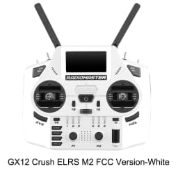 Radiomaster GX12 Crush 1000HZ 3D Digital CNC Hall Gimbal Dual Band Antenna Emini XROSSBAND EXpressLRS Radio Controller