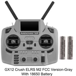 Radiomaster GX12 Crush 1000HZ 3D Digital CNC Hall Gimbal Dual Band Antenna Emini XROSSBAND EXpressLRS Radio Controller