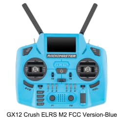 Radiomaster GX12 Crush 1000HZ 3D Digital CNC Hall Gimbal Dual Band Antenna Emini XROSSBAND EXpressLRS Radio Controller