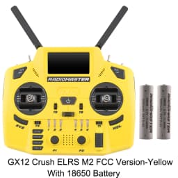 Radiomaster GX12 Crush 1000HZ 3D Digital CNC Hall Gimbal Dual Band Antenna Emini XROSSBAND EXpressLRS Radio Controller