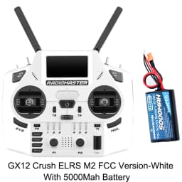 Radiomaster GX12 Crush 1000HZ 3D Digital CNC Hall Gimbal Dual Band Antenna Emini XROSSBAND EXpressLRS Radio Controller