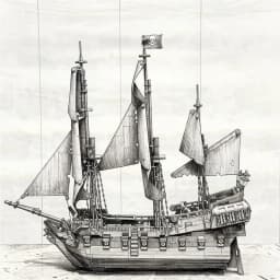 New 2862PCS Boat Black Pirate Ship Building Blocks  Model Assembly Bricks Toys For Birthday Holiday Gifts