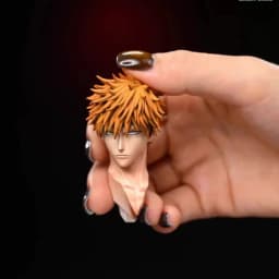 35cm Bleach Dual Blades Ichigo Kurosaki Figure Thousand-Year Blood War Anime Statue Desktop Ornament Collect Model Toy Boys Gift