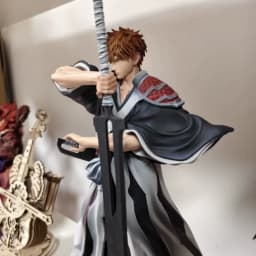 35cm Bleach Dual Blades Ichigo Kurosaki Figure Thousand-Year Blood War Anime Statue Desktop Ornament Collect Model Toy Boys Gift