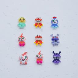 100pcs Cartoon for Anpanman Nail Accessories Cute Resin Wearing Armor Accessories Cream Gel DIY Accessories 