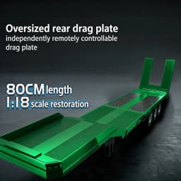 Huina 1501 Scania 770s Fully Proportional Remote Controlled Heavy Truck Trailer Model Tractor Car High End Toy Monster Truck1502