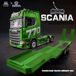Huina 1501 Scania 770s Fully Proportional Remote Controlled Heavy Truck Trailer Model Tractor Car High End Toy Monster Truck1502