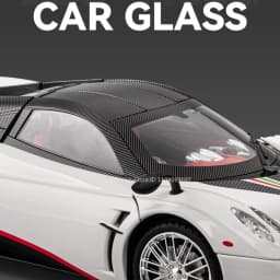 Large Size 1:18 Pagani Huayra Toy Model Car Diecast Alloy Sport Cars Sound Light Pull Back Shock Absorption Models Festival Gift