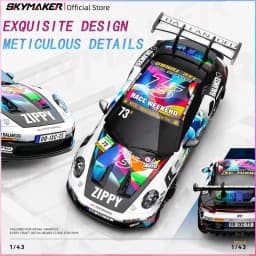 JXC PO4302 1:43 Mini High Speed 4WD RC Drift Racing Car 2.4G 20KM/H Full Proportional Throttle 8‑Color LED Light Hobby Toy Gift