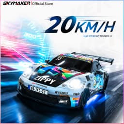 JXC PO4302 1:43 Mini High Speed 4WD RC Drift Racing Car 2.4G 20KM/H Full Proportional Throttle 8‑Color LED Light Hobby Toy Gift