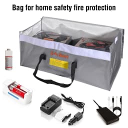 9IMOD Lipo Guard Safety Bag Fireproof Explosion-Proof Portable Lipo Safety Bag 640*250*250mm for RC FPV Racing Drone Car Battery