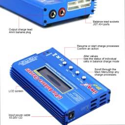 IMAX B6 80W Charger Multi-function Professional Intelligent 1-6 Cells XT60 LiPo Battery Balance Charger for RC FPV Quadcopter