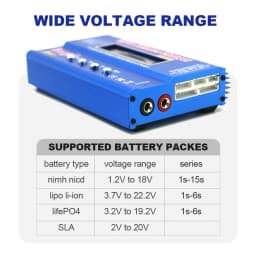 IMAX B6 80W Charger Multi-function Professional Intelligent 1-6 Cells XT60 LiPo Battery Balance Charger for RC FPV Quadcopter