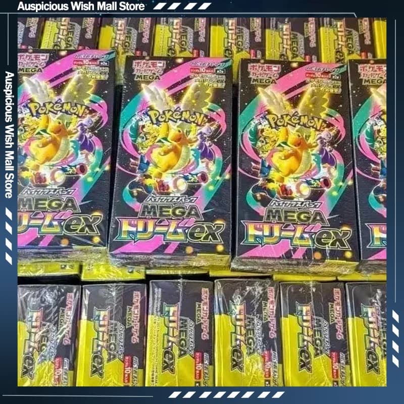 Pkm TCG M2A JP Edition Trading Game Collectible Cards Toy Blind Box MEGA Dream EX Golden Box Booster Pack Game Cards Gift