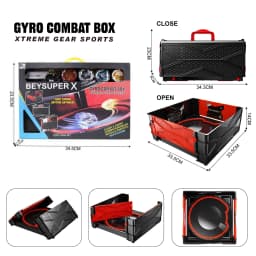 Luxury Bey X Booster Battle Tops Set with Launcher Grip Set Arena Stadium Gyro Spinning Toy Christmas Toy Gift