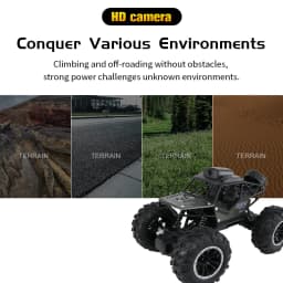 2.4G FPV RC Car With LCD Remote Camera Real Time Transmission High Speed Remote Control Car Support Take Photos Electric Toys