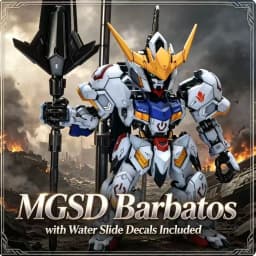 Barbatos Mgsd Assembly Model Kit Action Figures Comes With Water Decals Free Display Stand Desktop Decoration Boys Surprise Toys