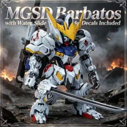 Barbatos Mgsd Assembly Model Kit Action Figures Comes With Water Decals Free Display Stand Desktop Decoration Boys Surprise Toys