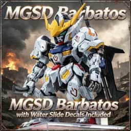 Barbatos Mgsd Assembly Model Kit Action Figures Comes With Water Decals Free Display Stand Desktop Decoration Boys Surprise Toys