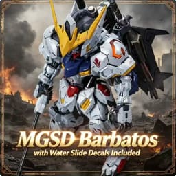 Barbatos Mgsd Assembly Model Kit Action Figures Comes With Water Decals Free Display Stand Desktop Decoration Boys Surprise Toys