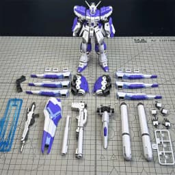 1/144 RG Hi-v Amro Mecha Model Kit Zhujiang Brand with 3 Special Masks Water Slide Decals Pre-Painted Parts Assembly Collectible