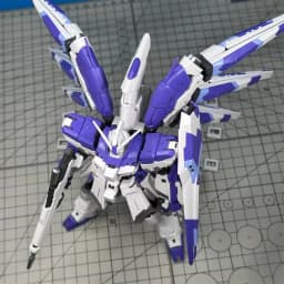 1/144 RG Hi-v Amro Mecha Model Kit Zhujiang Brand with 3 Special Masks Water Slide Decals Pre-Painted Parts Assembly Collectible