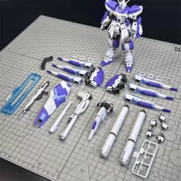 1/144 RG Hi-v Amro Mecha Model Kit Zhujiang Brand with 3 Special Masks Water Slide Decals Pre-Painted Parts Assembly Collectible