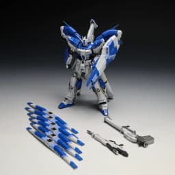 1/144 RG Hi-v Amro Mecha Model Kit Zhujiang Brand with 3 Special Masks Water Slide Decals Pre-Painted Parts Assembly Collectible