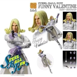 15cm JoJo'S Bizarre Adventure Funny Valentine Super Action Statue Steel Ball Run Articulated Action Figure Anime Model Toy Gifts
