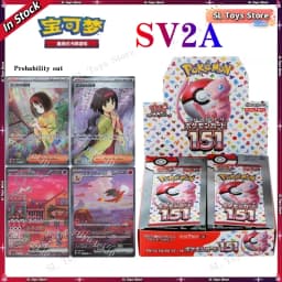 In Stock Original Pokemon 140Pcs PTCG SV2a Scarlet & Violet 151 Expansion Japanese Version Card Collection Classics Card Gifts