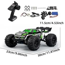 WLtoys 16102 1:16 50KM/H High Speed 4WD RC Car LED Light Remote Control Cars Bigfoot Climbing Car Drift Monster Truck For Kids