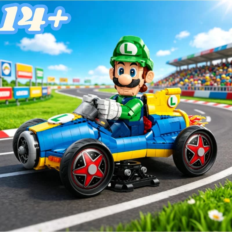 Super Racing Kart Car Creative Building Blocks 2234pcs In Stock Compatible Educational Diy Assembly Model Unique Birthday Gifts