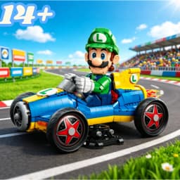 Super Racing Kart Car Creative Building Blocks 2234pcs In Stock Compatible Educational Diy Assembly Model Unique Birthday Gifts