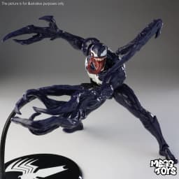 Genuine Mess Toys Venom Anime Action Figure Black Spider Man Lethal Neighbor Collectible Toys Birthday Gift For Adult Collection