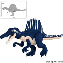 Jurassic Dinosaur World Large Spinosaurus Model Building Blocks Bricks Set DIY Jurassic Dino Park Assembly Toys For Boy Gifts