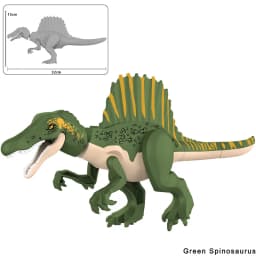 Jurassic Dinosaur World Large Spinosaurus Model Building Blocks Bricks Set DIY Jurassic Dino Park Assembly Toys For Boy Gifts